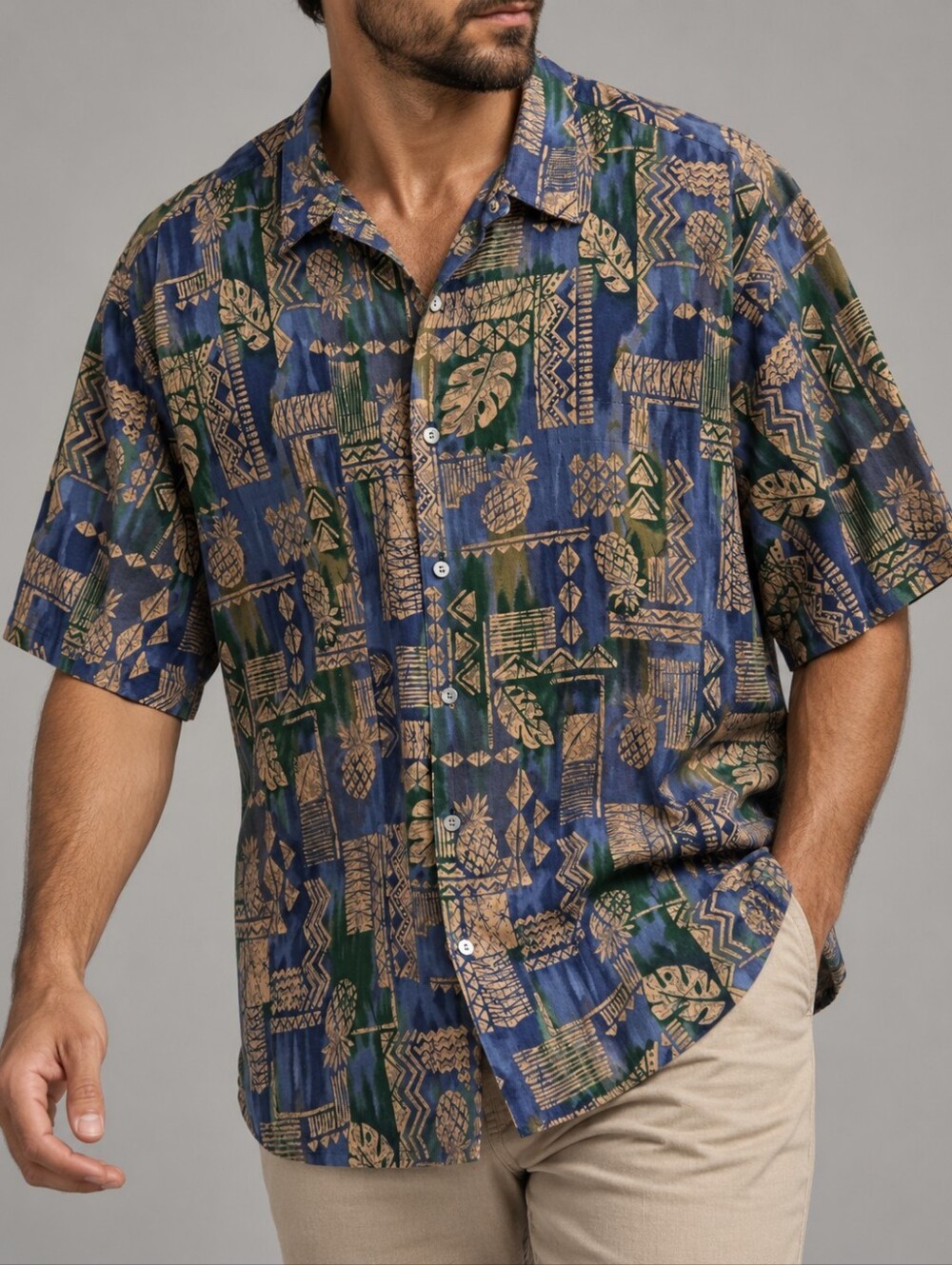 Vintage Tori Richard Hawaiian Aloha Shirt Cotton Lawn Made In Hawaii Mens 2XL